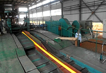 小型線材軋(yà)機(jī)生産線(xiàn)現場